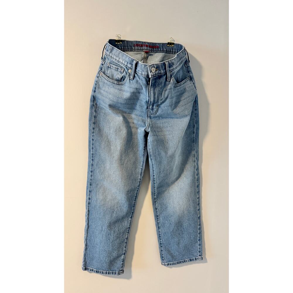 Lucky Brand Mom Jeans 8/29 Women’s High Rise Light Wash Tapered Leg Vintage